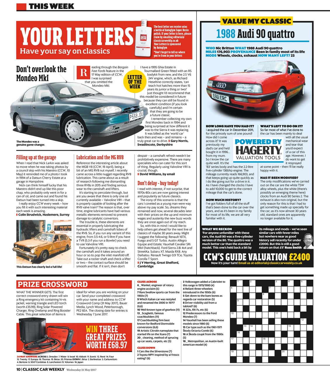 Classic Car Weekly Preview Pages