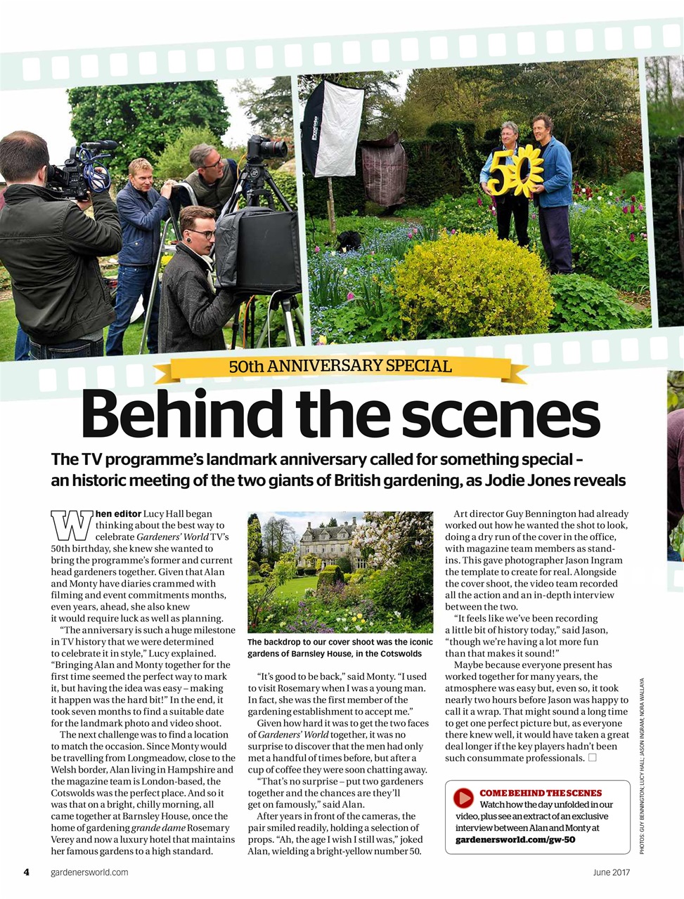 BBC Gardeners’ World Magazine Preview Pages
