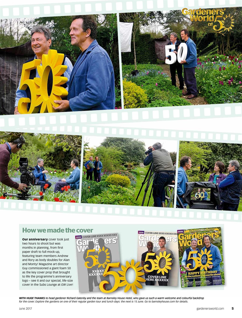 BBC Gardeners’ World Magazine Preview Pages