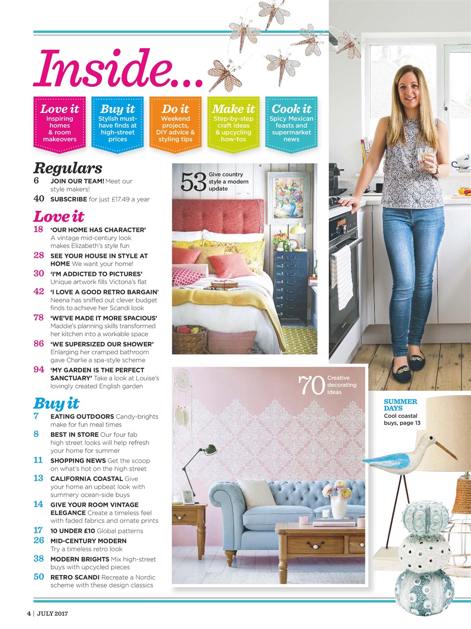 Style at Home Preview Pages
