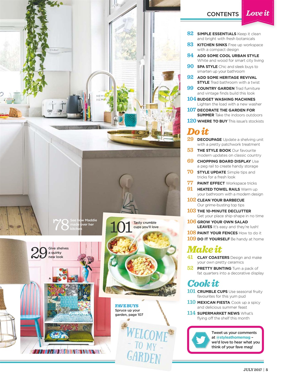 Style at Home Preview Pages