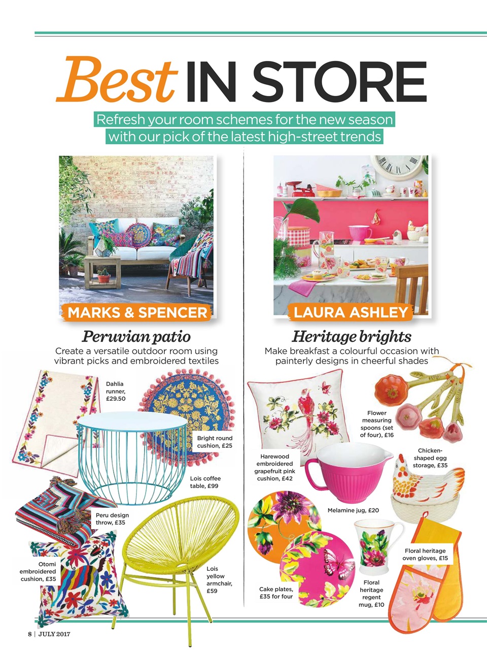 Style at Home Preview Pages