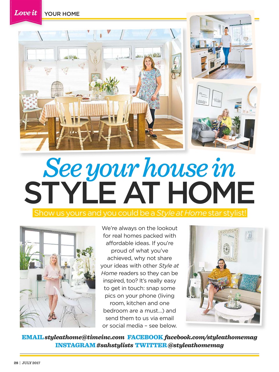Style at Home Preview Pages