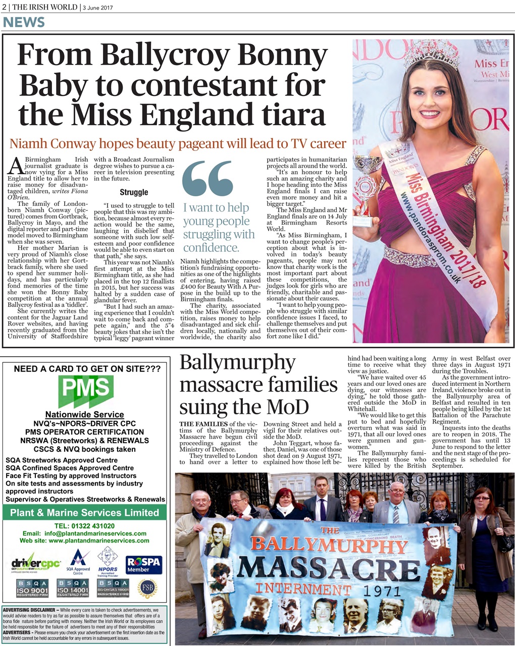 Irish World Preview Pages