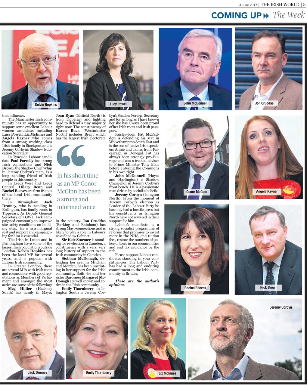 Irish World Preview Pages