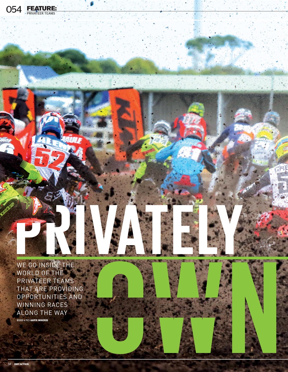 Dirt Action Preview Pages