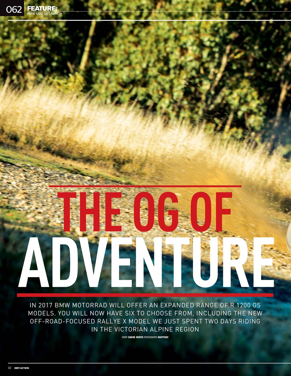 Dirt Action Preview Pages