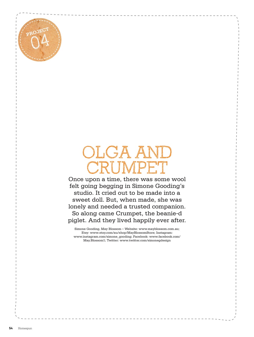 Homespun Preview Pages