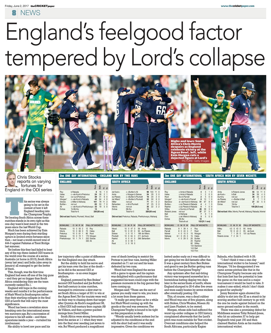 The Cricket Paper Preview Pages