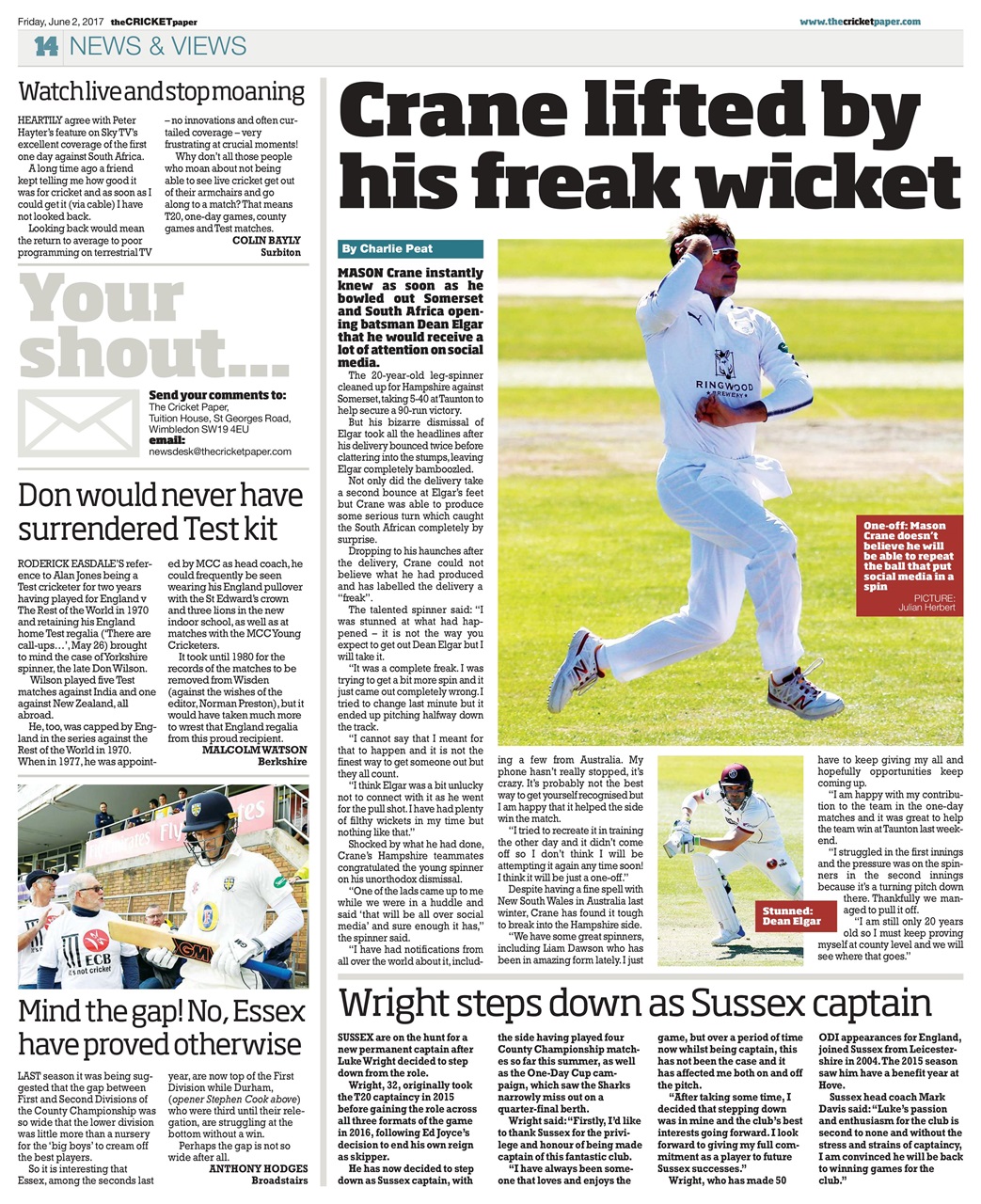 The Cricket Paper Preview Pages
