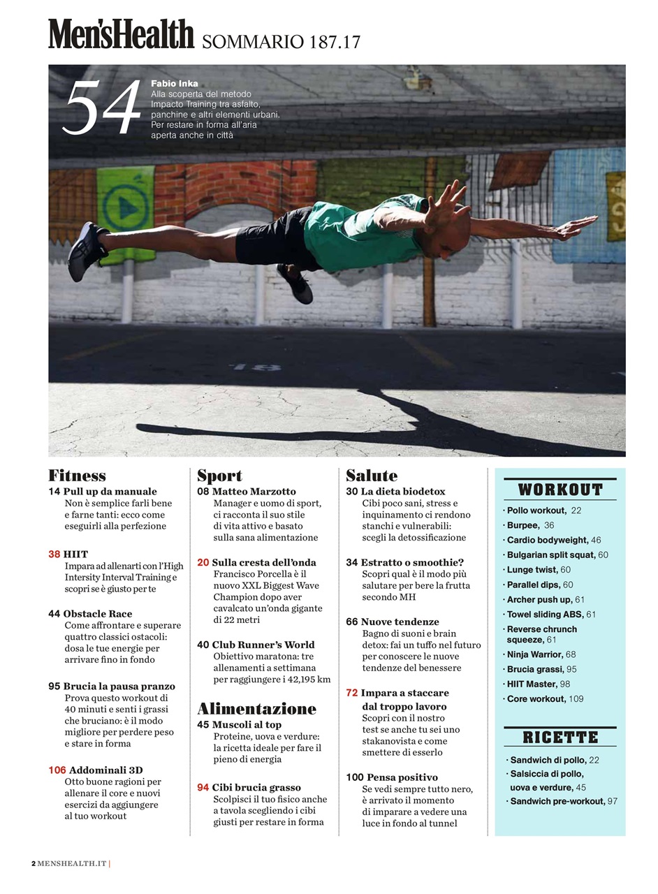 Men's Health Italia Preview Pages