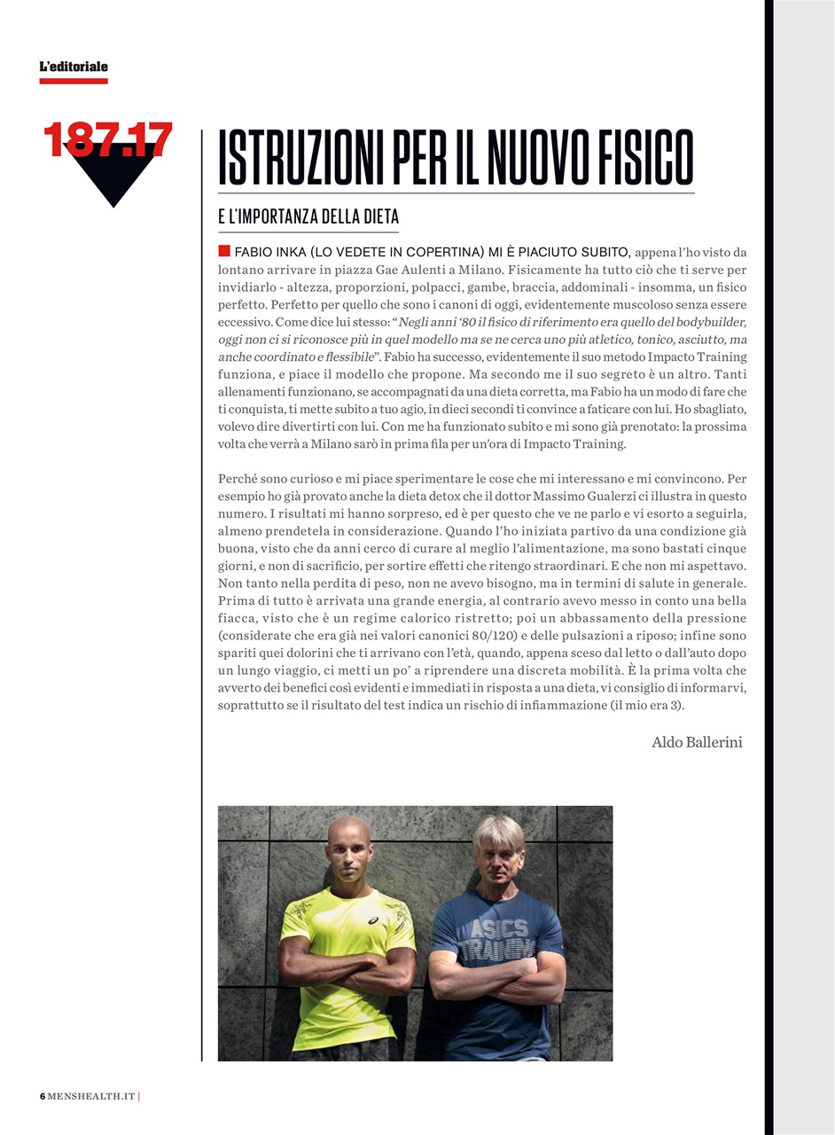 Men's Health Italia Preview Pages