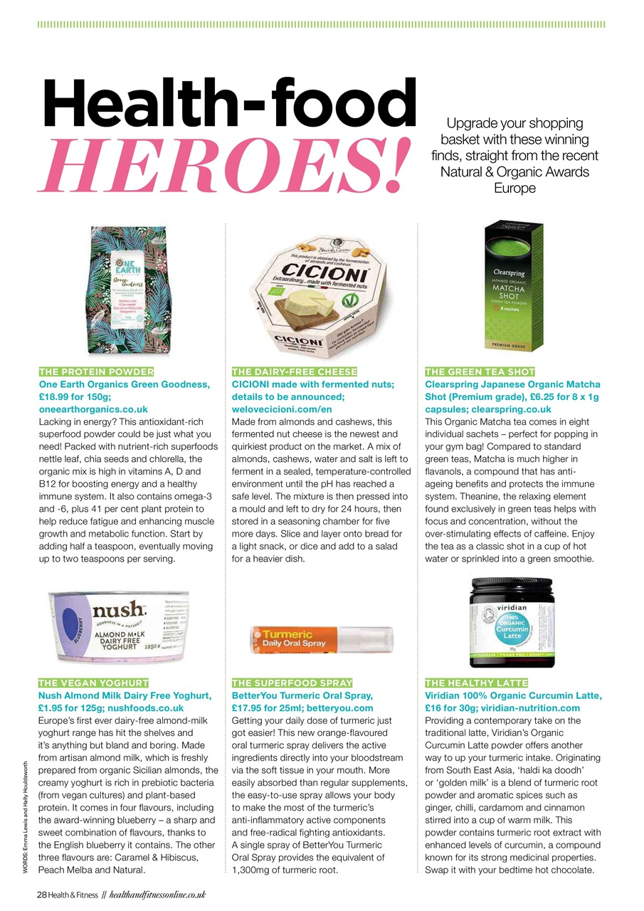 Women’s Fitness Preview Pages