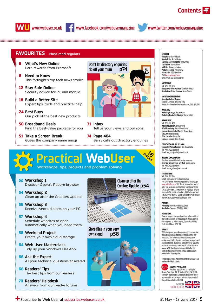 Webuser Preview Pages