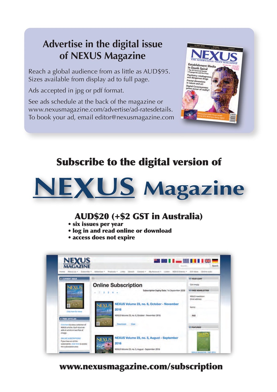 Nexus Magazine Preview Pages