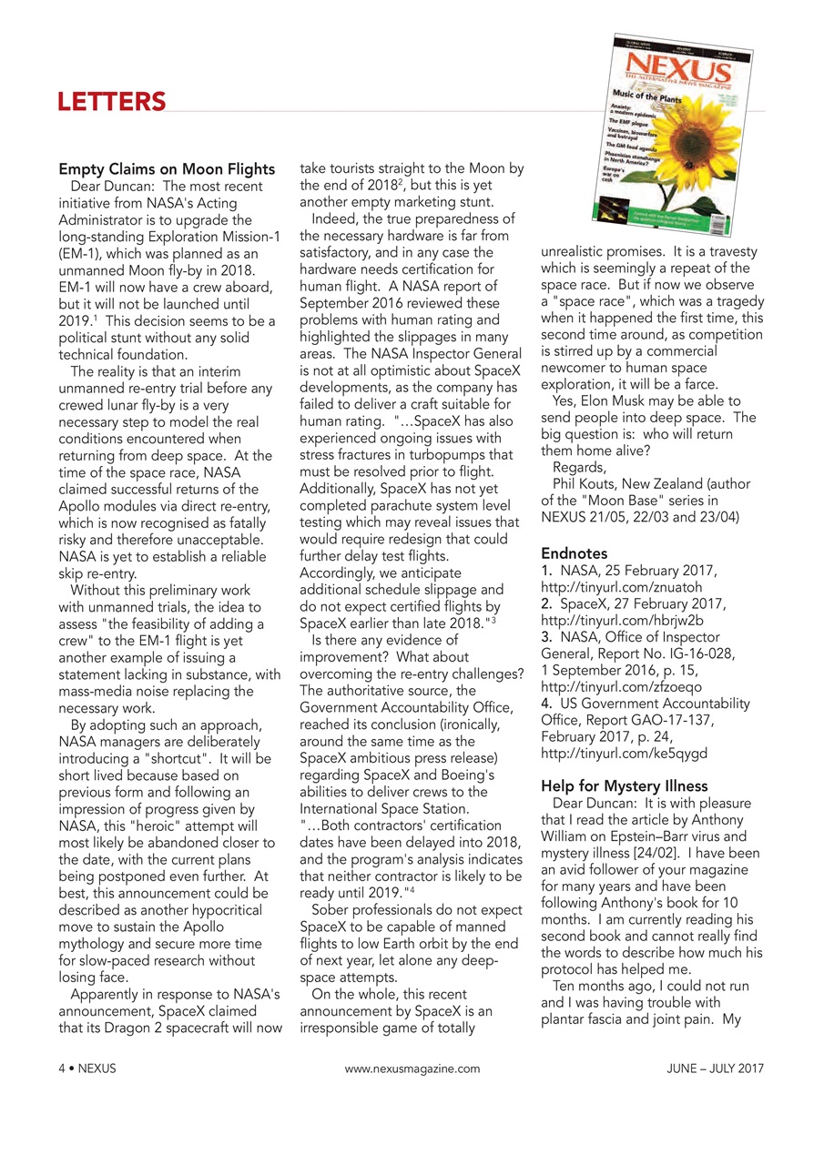 Nexus Magazine Preview Pages