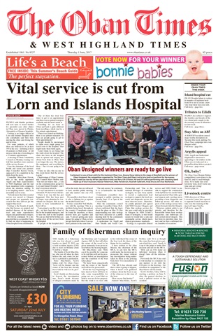 The Oban Times & Lochaber Times issue 1st June 2017