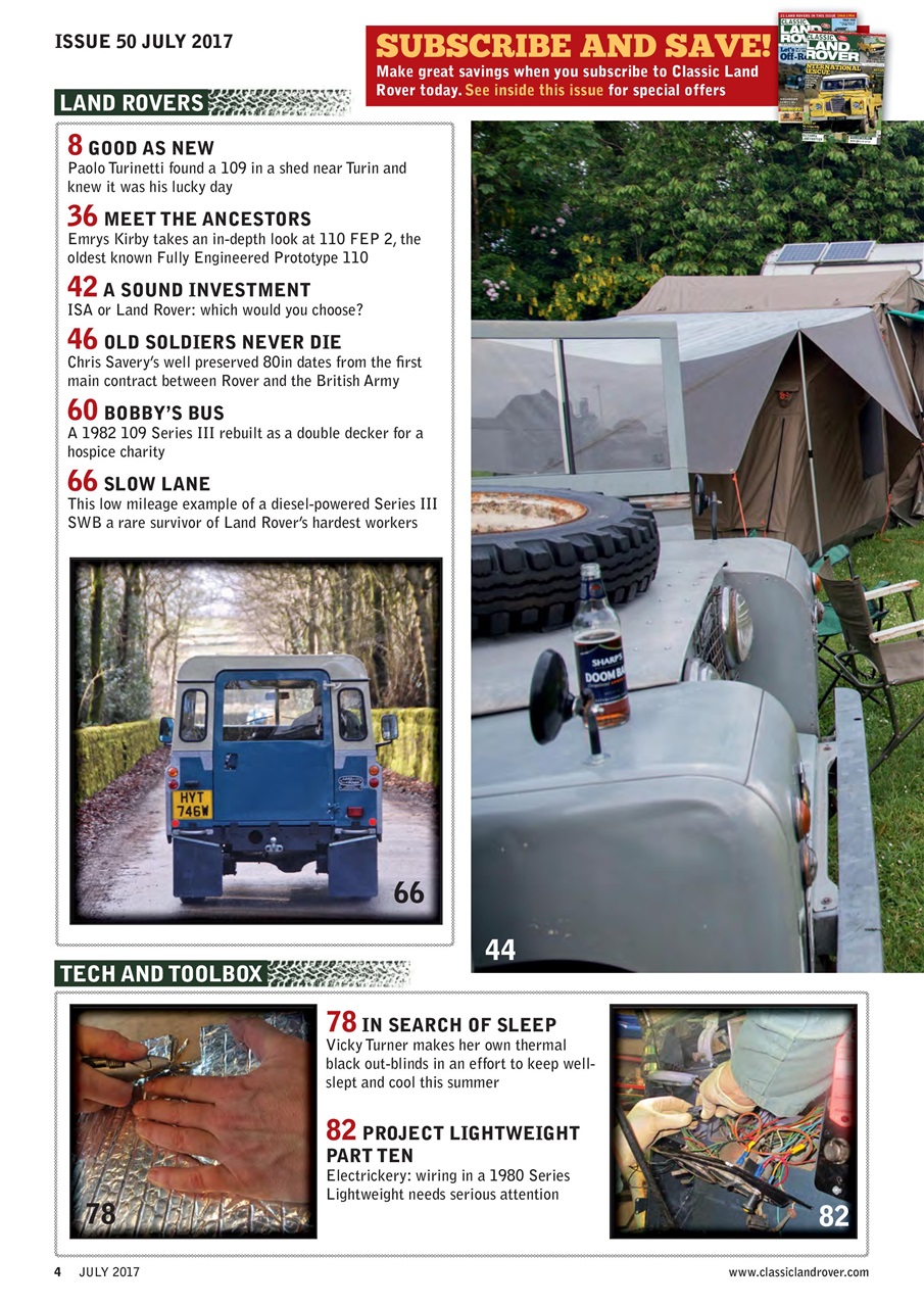 Classic Land Rover Magazine Preview Pages