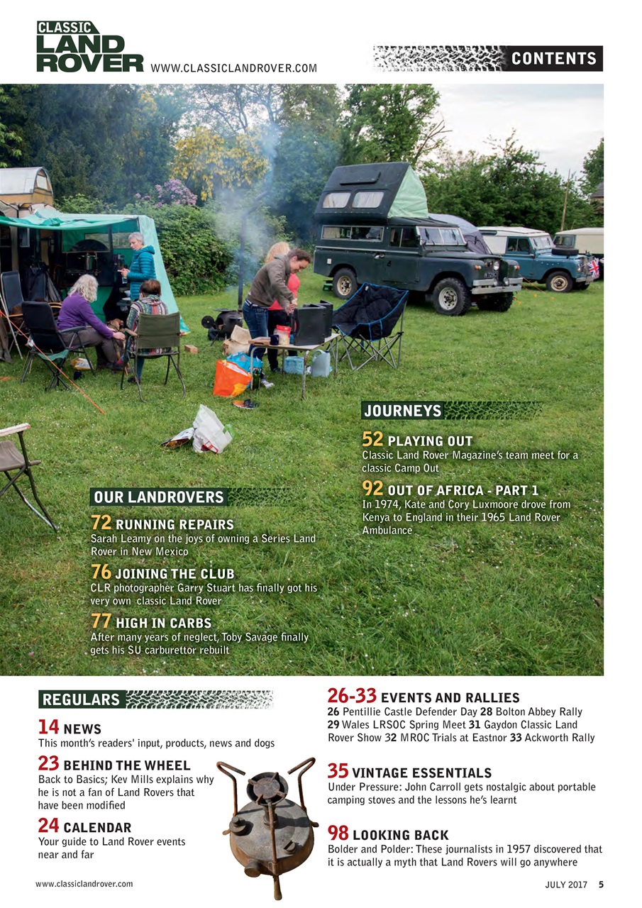 Classic Land Rover Magazine Preview Pages