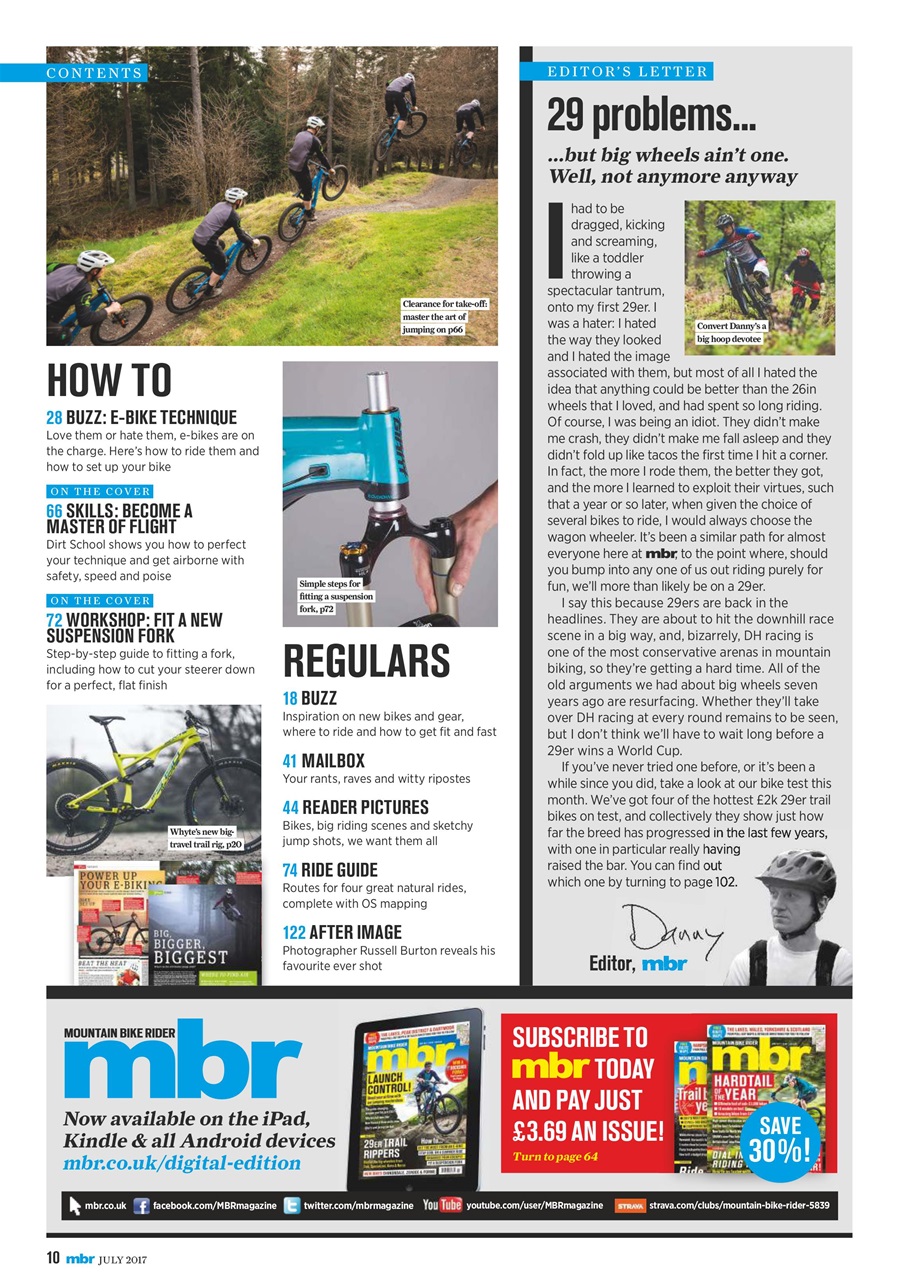 Mountain Bike Rider Preview Pages