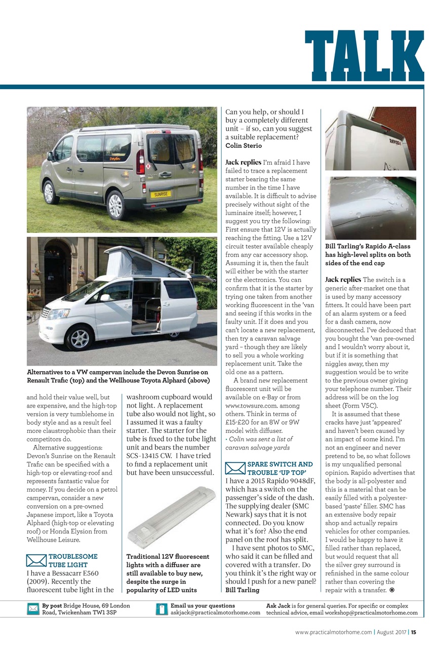 Practical Motorhome Preview Pages