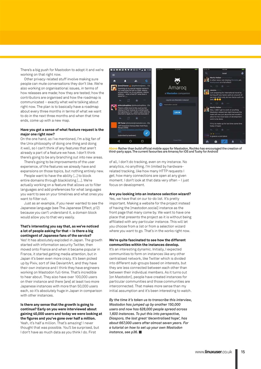 Linux User and Developer Preview Pages