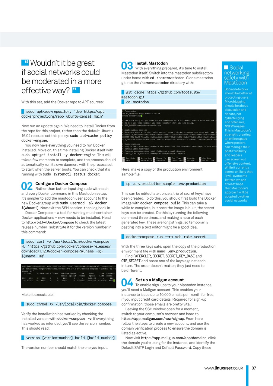 Linux User and Developer Preview Pages