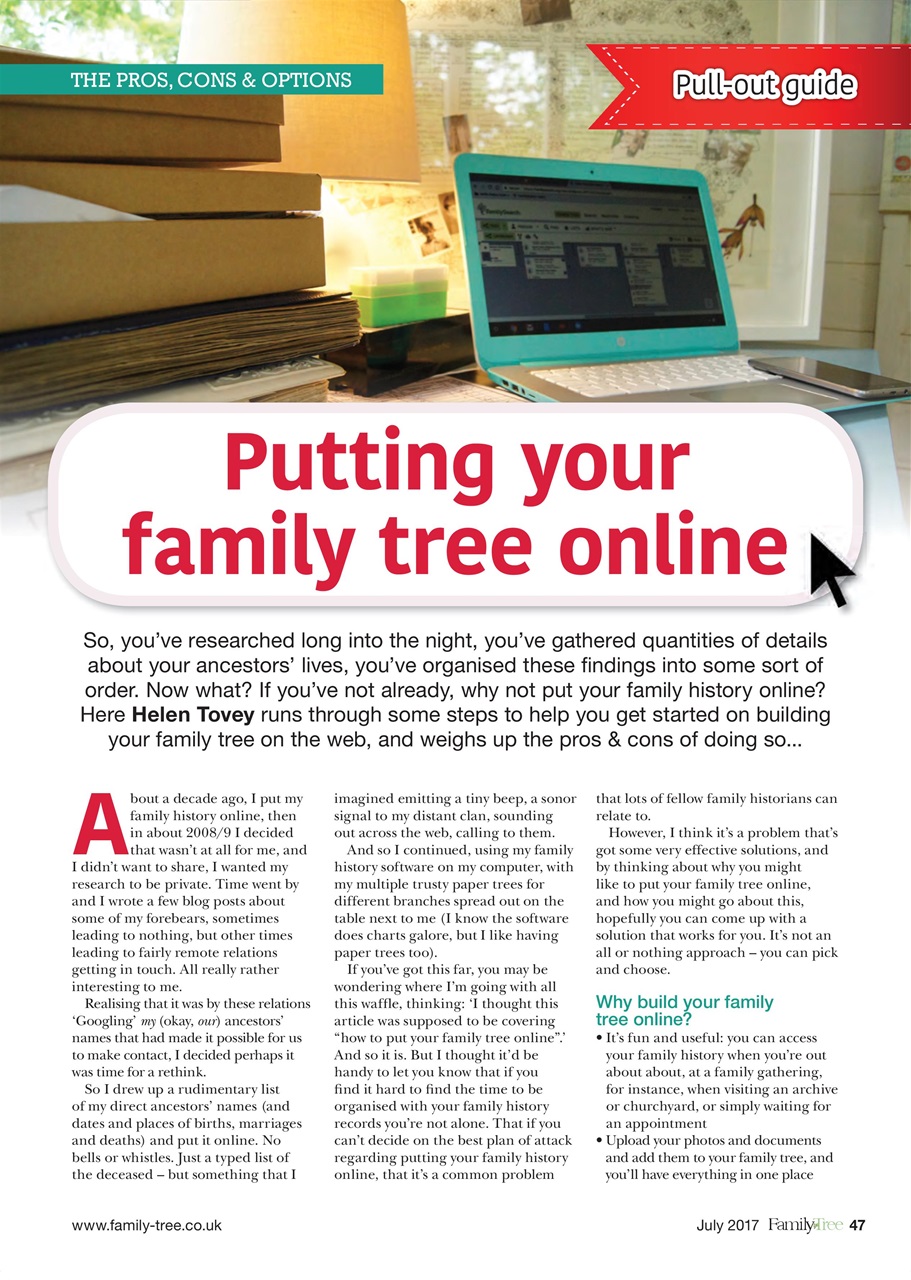 Family Tree Preview Pages
