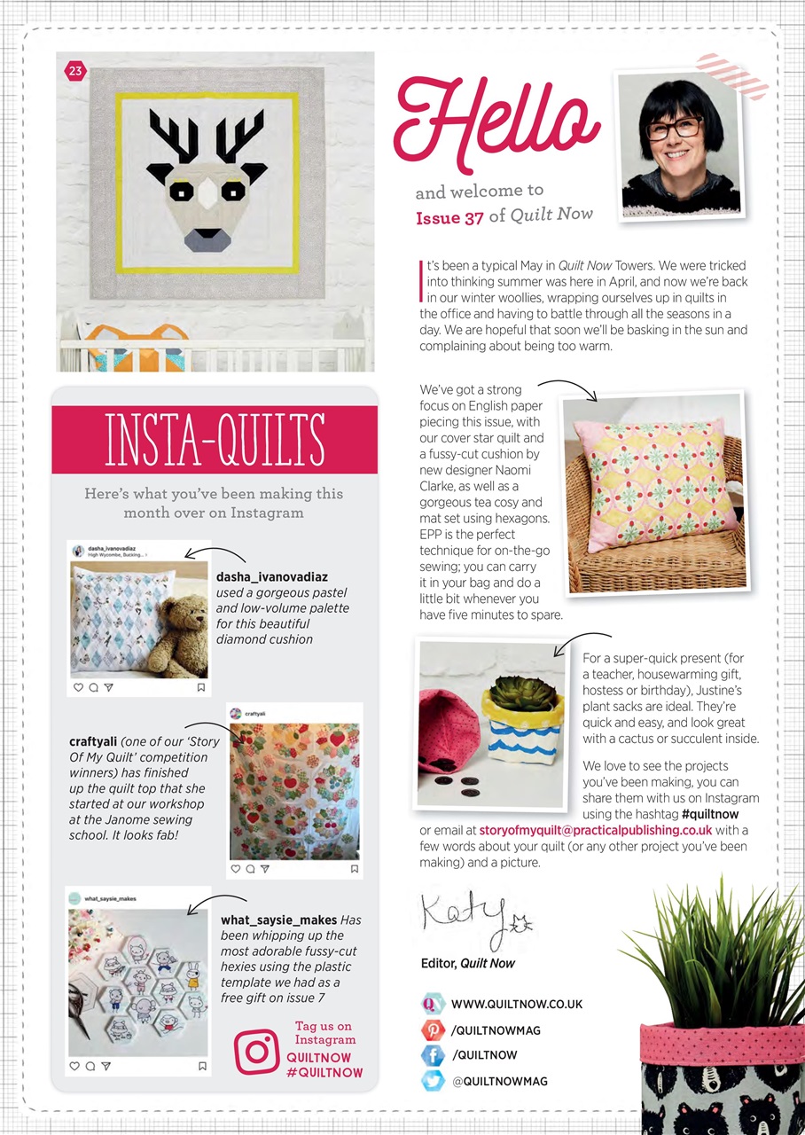 Quilt Now Preview Pages