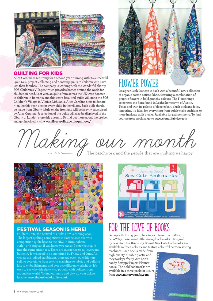 Quilt Now Preview Pages