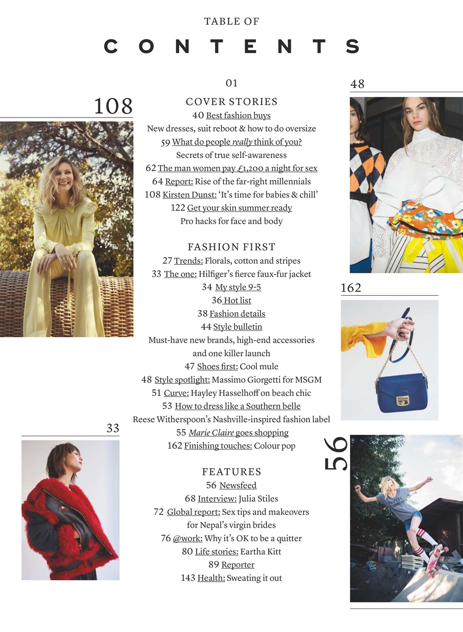 Marie Claire Preview Pages