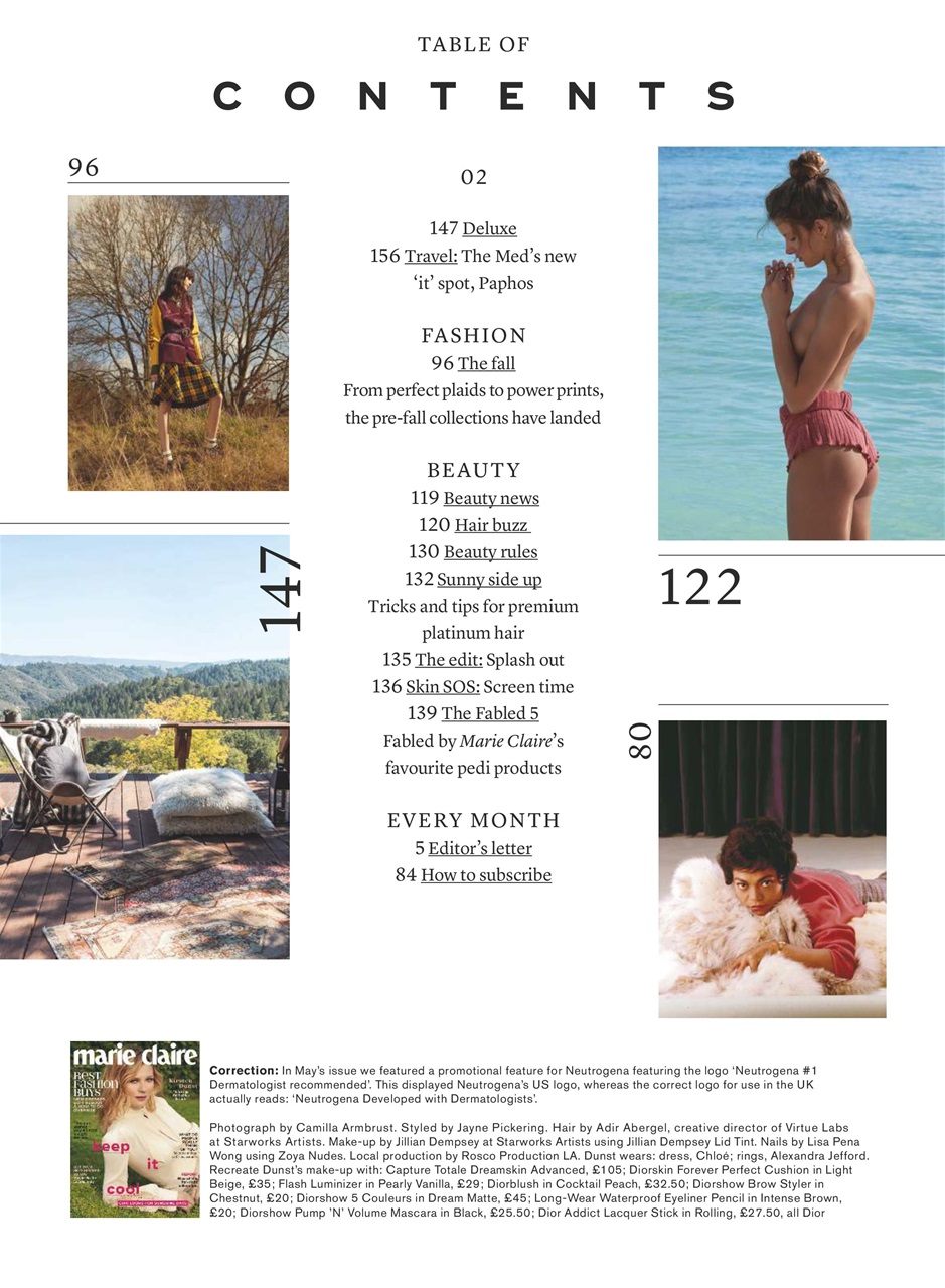 Marie Claire Preview Pages