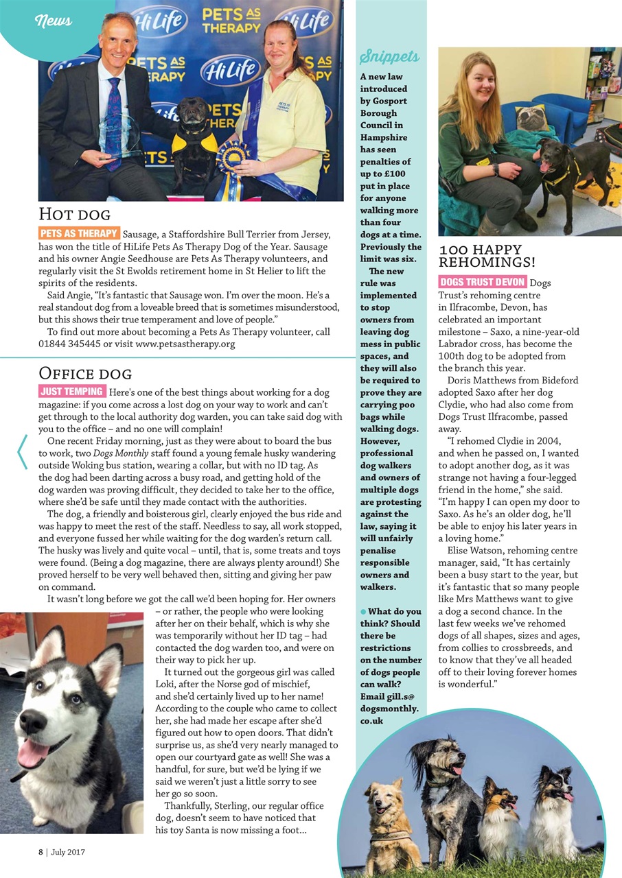 Dogs Monthly Preview Pages