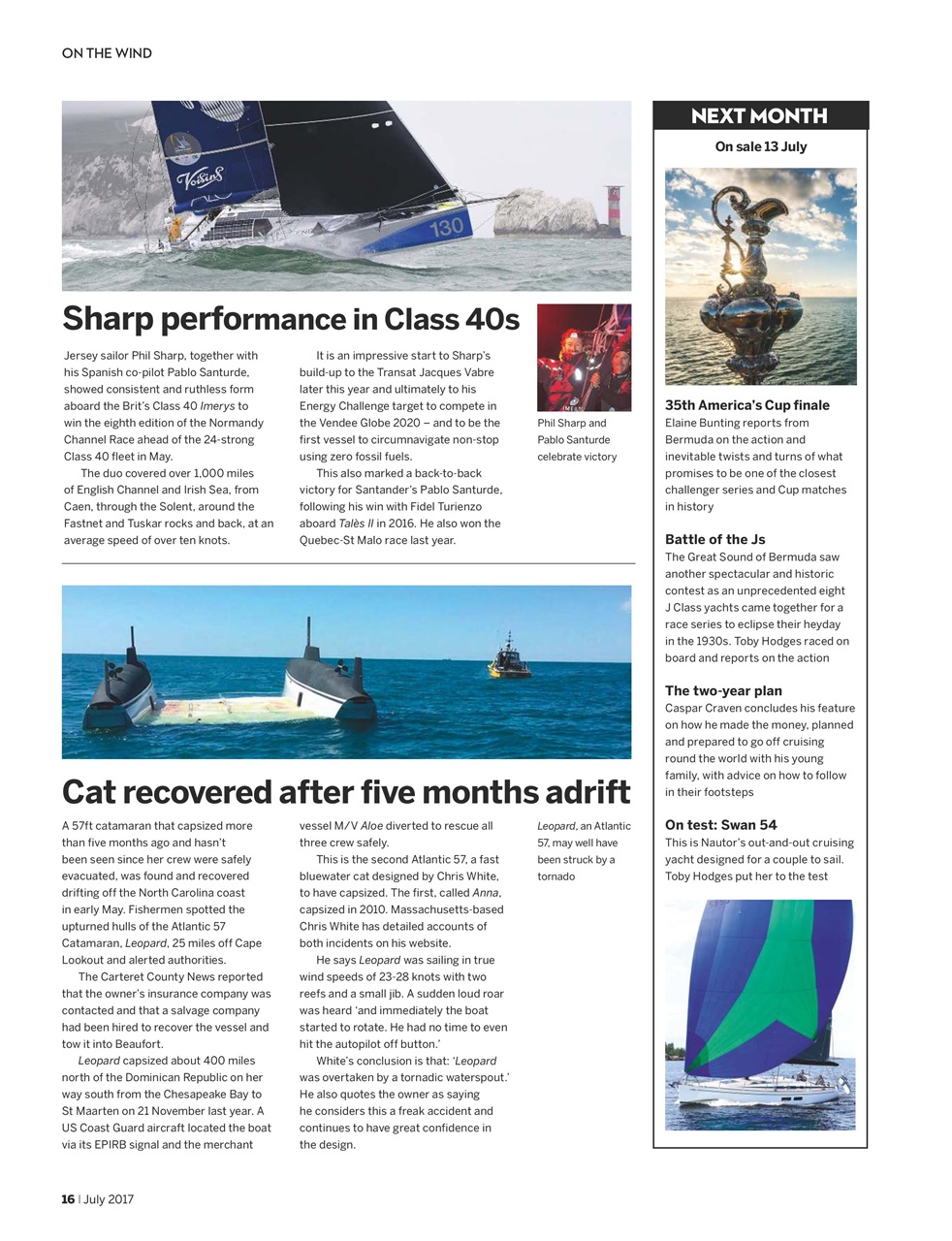 Yachting World Preview Pages