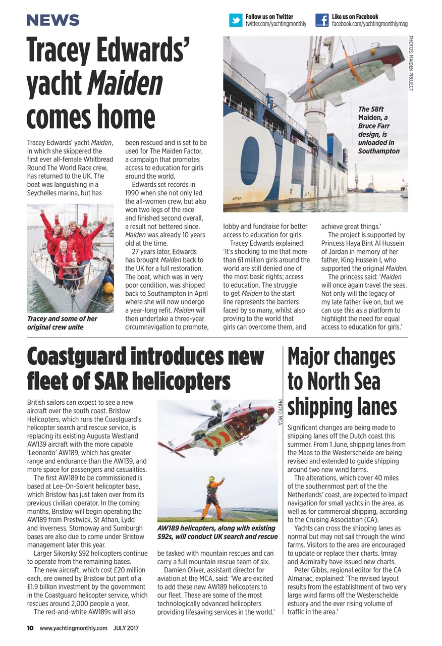 Yachting Monthly Preview Pages