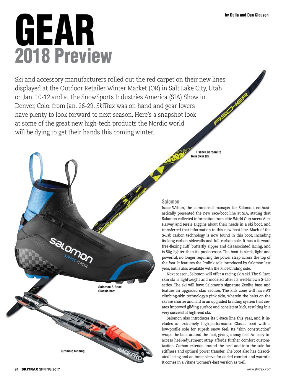 SkiTrax Preview Pages