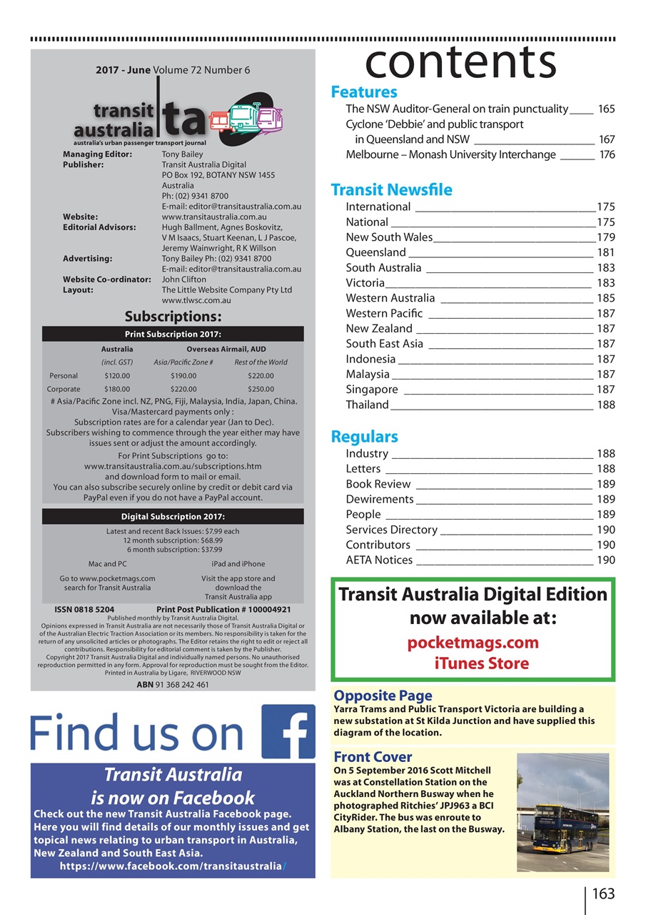 Transit Australia Preview Pages