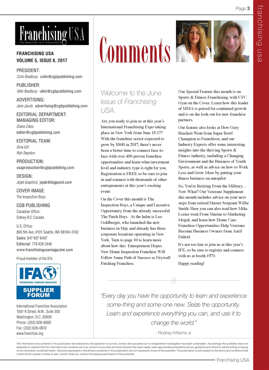 Franchising USA Preview Pages