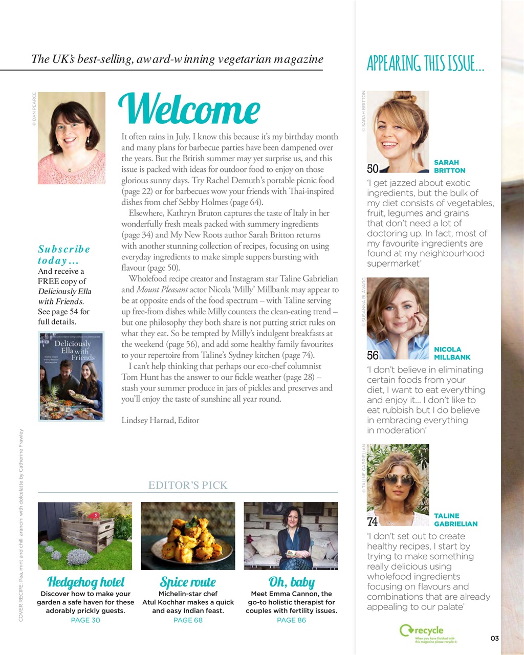 Vegetarian Living Preview Pages