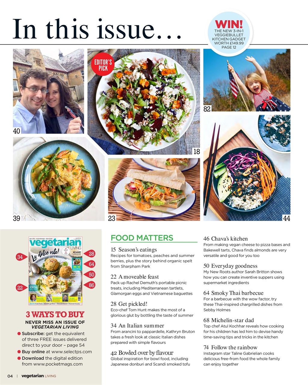 Vegetarian Living Preview Pages