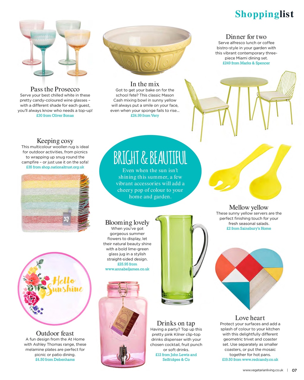 Vegetarian Living Preview Pages