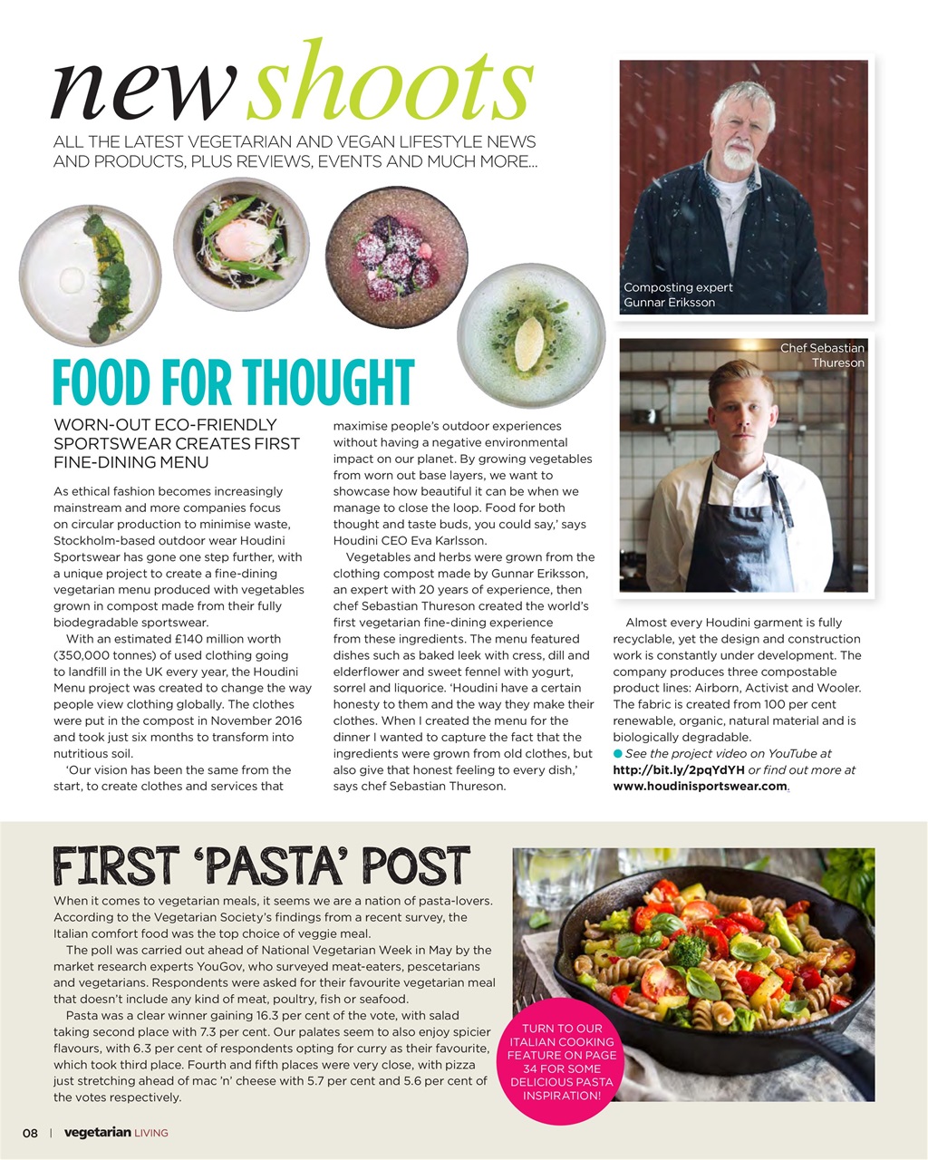 Vegetarian Living Preview Pages