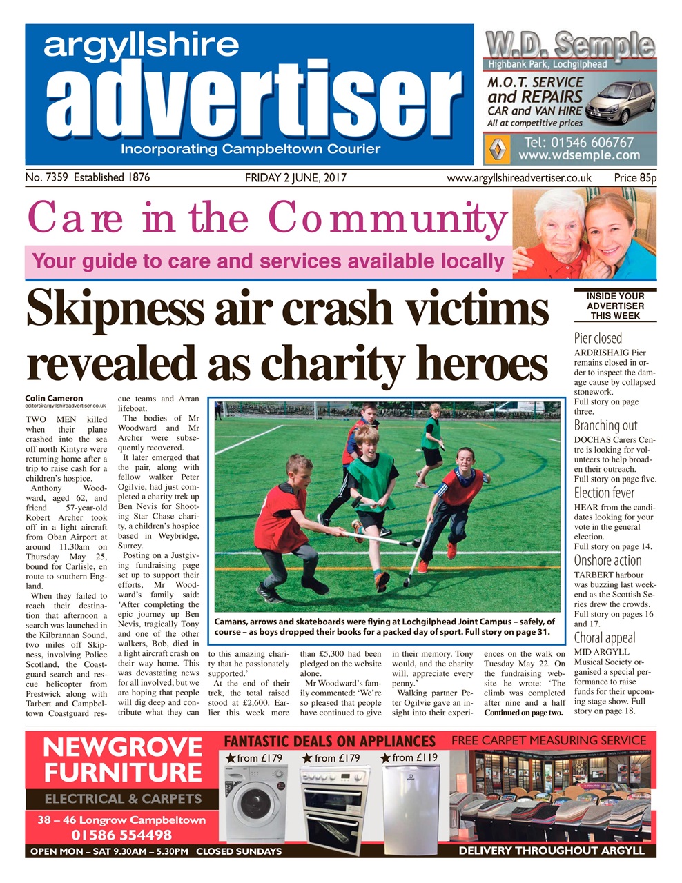 Argyllshire Advertiser Preview Pages