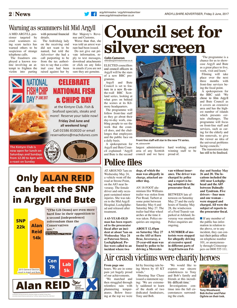 Argyllshire Advertiser Preview Pages