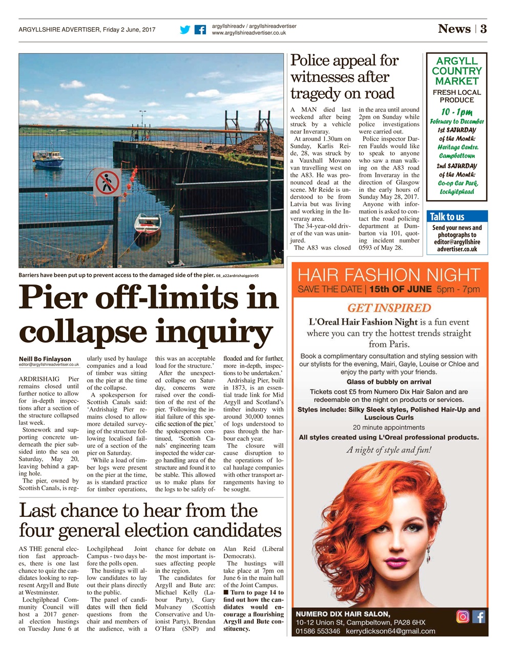 Argyllshire Advertiser Preview Pages