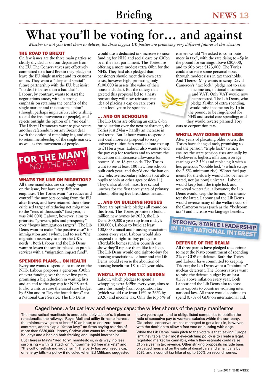 The Week Preview Pages