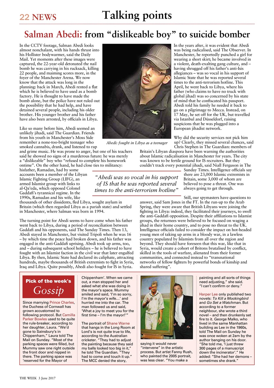 The Week Preview Pages