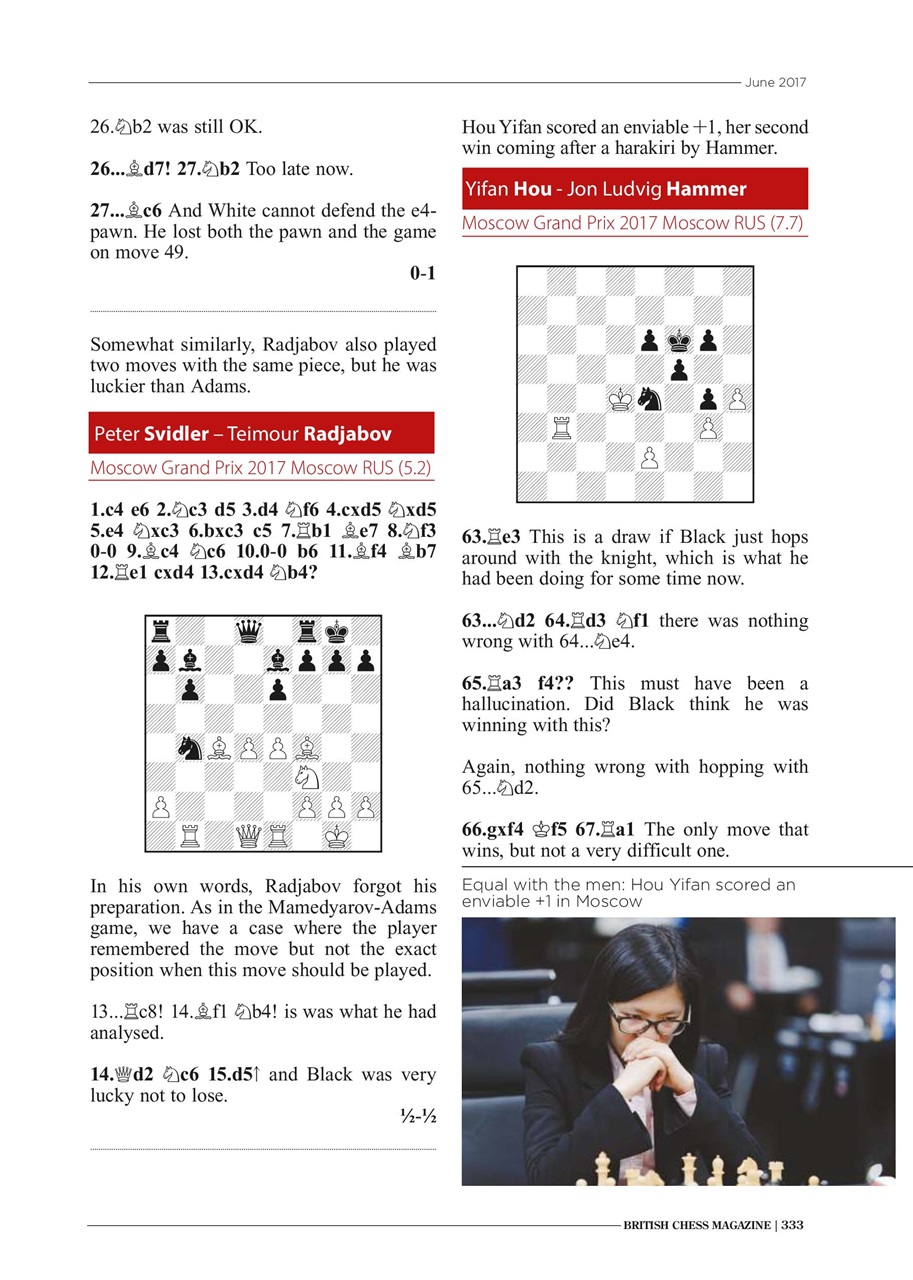 British Chess Magazine Preview Pages