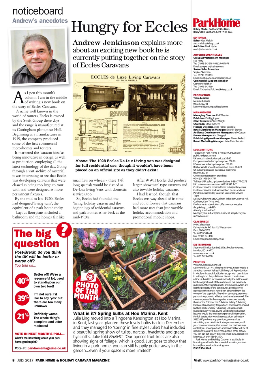 Park Home & Holiday Living Preview Pages