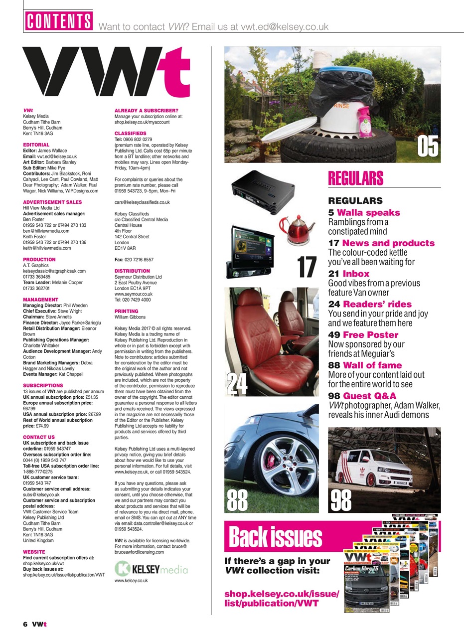 VWt Magazine Preview Pages